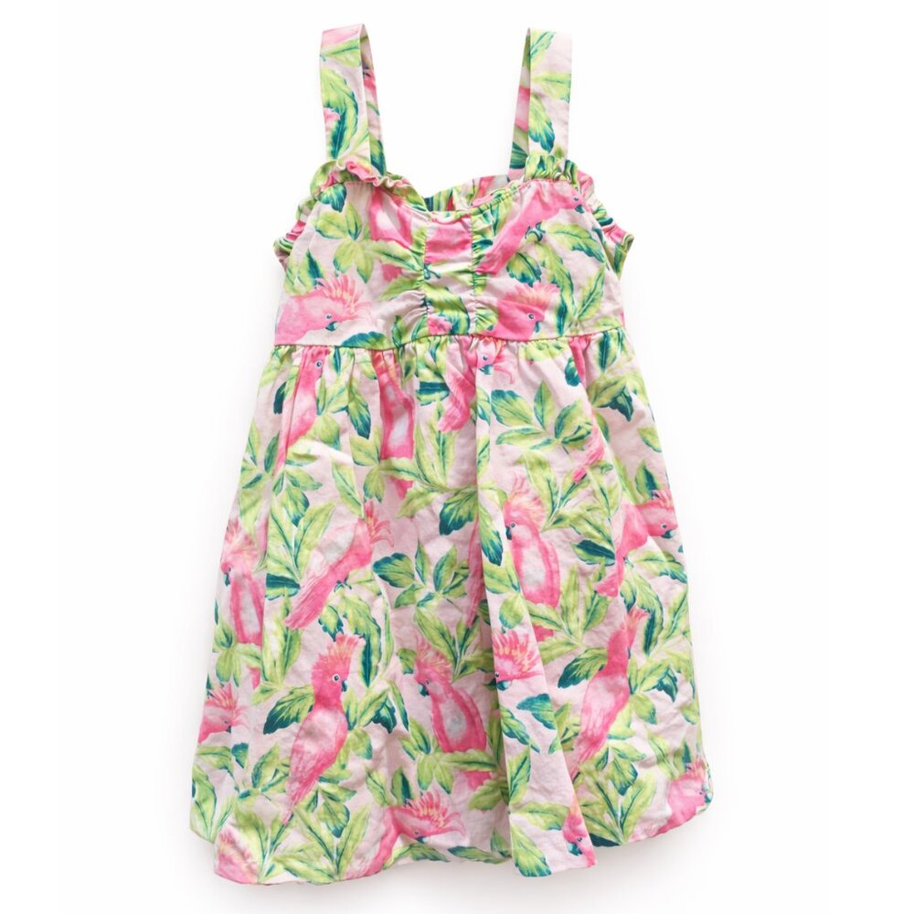 Janie and Jack Tropical Bird Sundress: 12-18 months